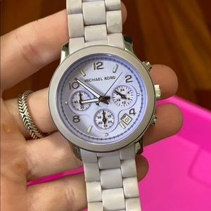 MK Lilac watch